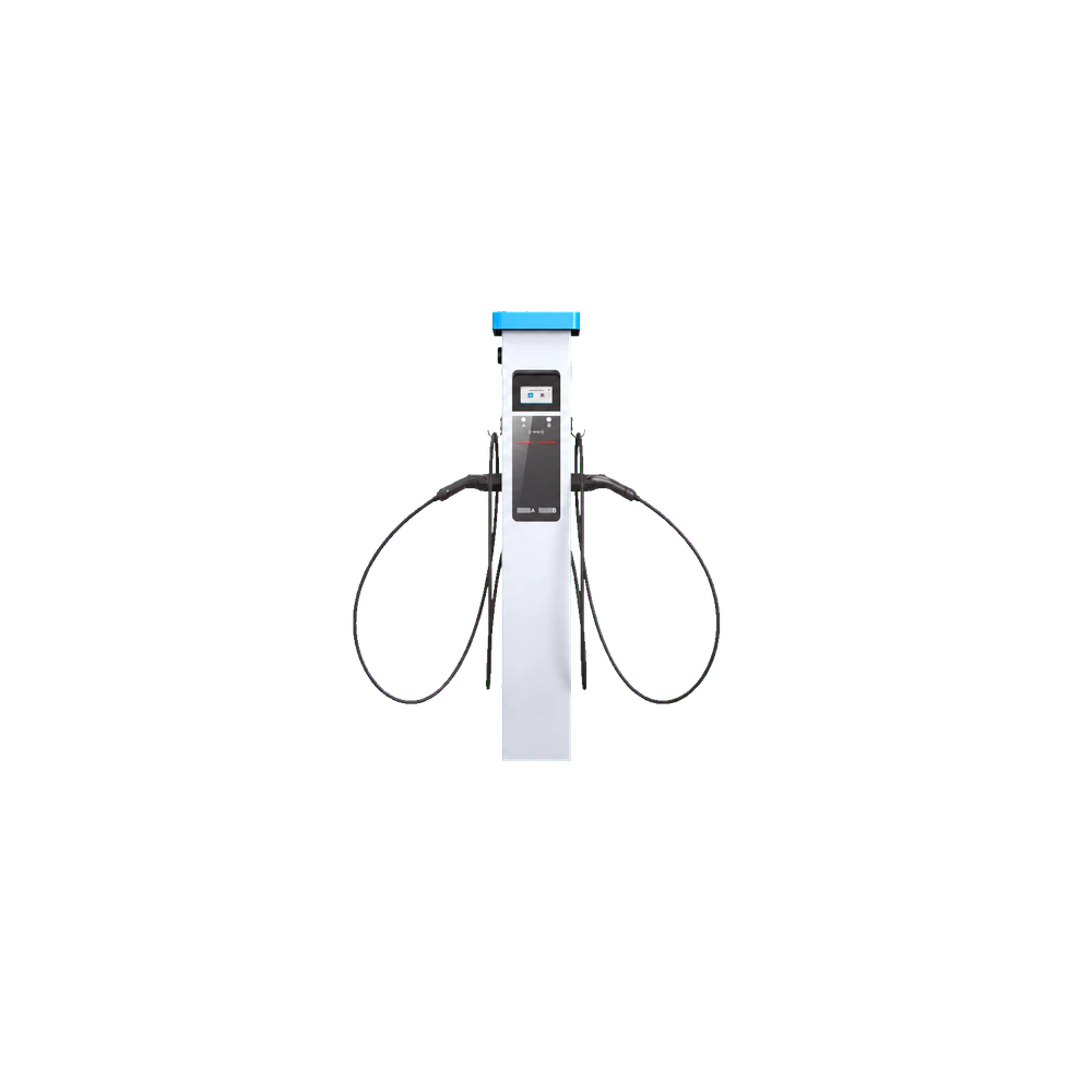 22+22kW Dual-Gun Floor-Standing AC EV Charger reference product visual