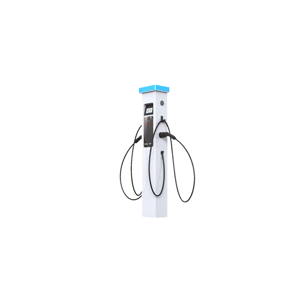 7+7kW Dual-Gun Floor-Standing AC EV Charger reference product visual