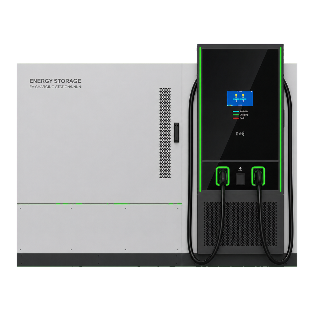 120kWh Fixed BESS EV Charger with 60kW output reference product angle
