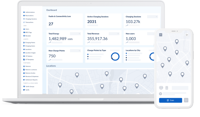 EV charging management software image from legacy EVBBC site